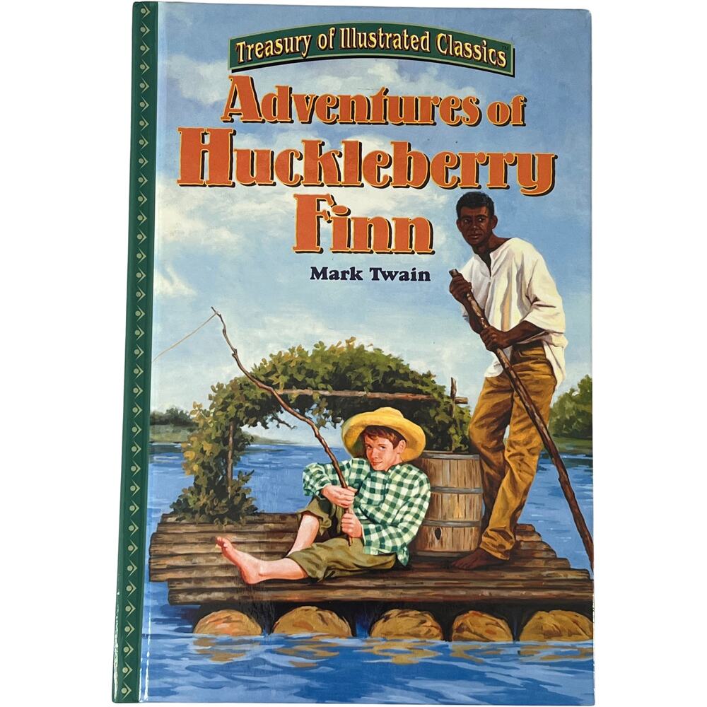 Adventures of Huckleberry Finn Mark Twain Hardcover Illustrated Vintage 1990